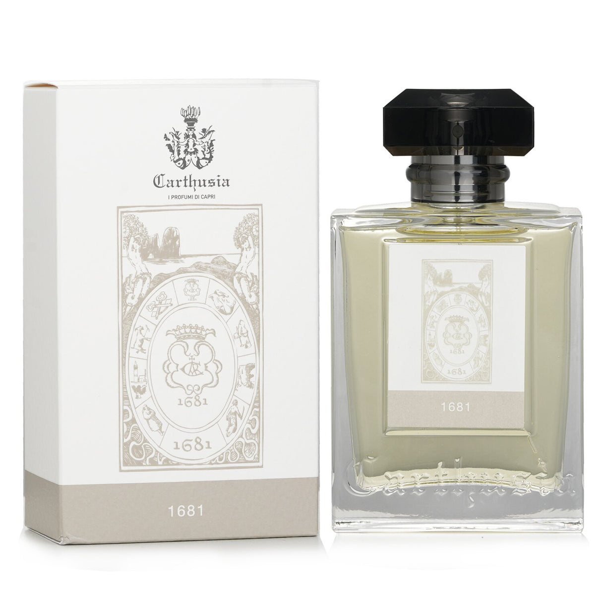 Carthusia 1681 Eau De Parfum Spray for men, featuring citrus woody notes of tangerine, bergamot, and sandalwood, 100ml.