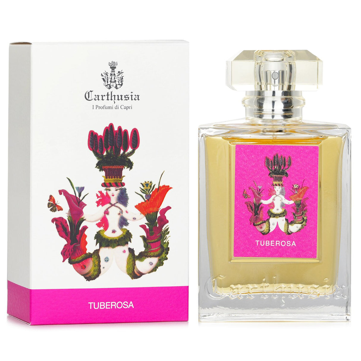 Carthusia Tube Rosa Eau De Parfum 100ml, a floral fragrance with notes of plum, rose, vanilla, and musk for all occasions.