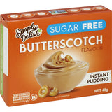 Simply Delish Vegan Instant Pudding Butterscotch Box 48g