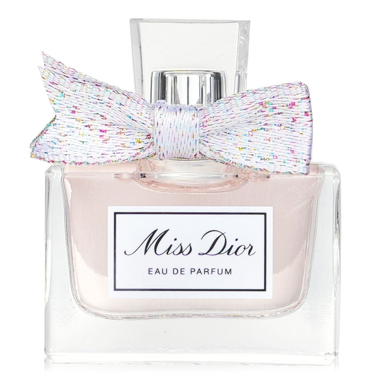 Miniature 5ml Miss Dior Eau De Parfume featuring fruity floral notes, ideal for spirited young women, perfect for on-the-go elegance.