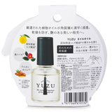 Yuzu Nail Oil in a 10ml bottle, enriched with natural Yuzu and Argan oils for moisturizing and glossy nails.