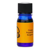 Essential oil blend featuring orange, peppermint, and bergamot, enhancing musical experiences and relaxation.