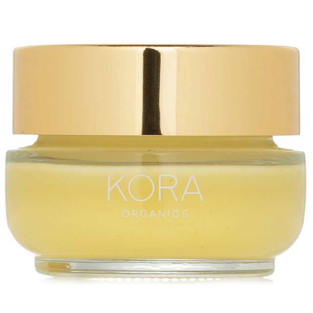 Miniature Kora Organics Turmeric Glow Moisturizer enriched with vegan ingredients for radiant, hydrated skin and even tone.