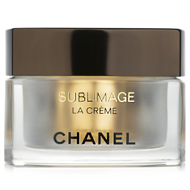 Chanel SUBLIMAGE Texture Fine Ultimate Cream in a sleek jar, 50g, promises radiant, youthful skin with advanced skincare benefits.