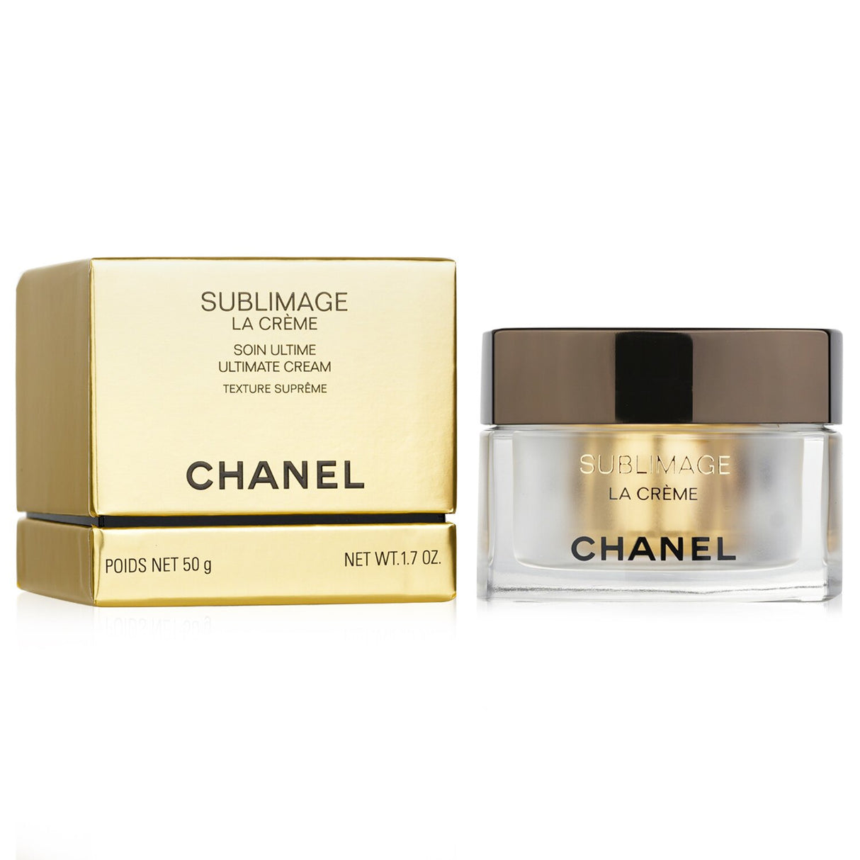 Luxurious Chanel facial cream for dry skin, enriched with Vanilla Planifolia for anti-aging and radiant results in an elegant jar.