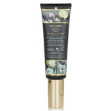 Luxurious 50ml hand cream with nourishing oils, featuring a heavenly scent of Cotton Flower, White Cedar, and Vanilla Bean.