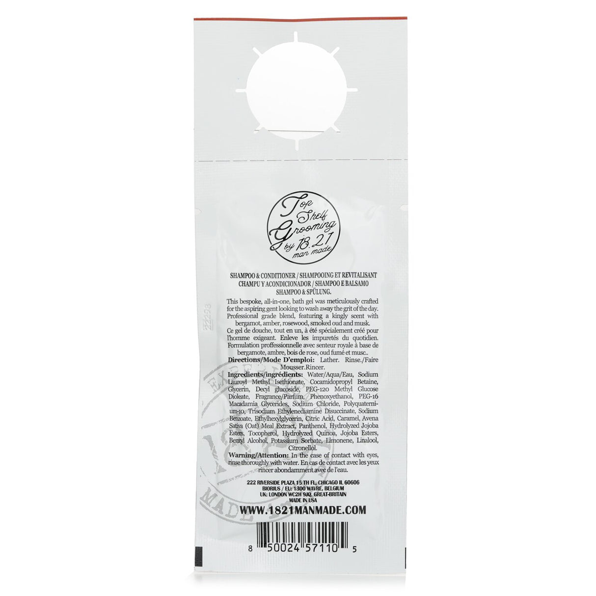 18.21 Man Made Man Made Wash Shampoo, Conditioner & Body Wash - # Noble Oud