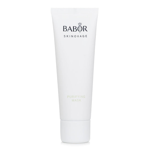 Babor Skinovage Purifying Mask for oily, acne-prone skin, enriched with natural ingredients for deep cleansing and refined complexion.