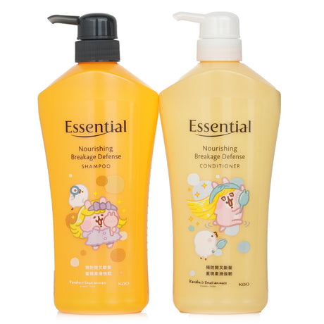 Essential x Kanahei Limited Pack: 2x700ml nourishing shampoo and conditioner for revitalizing and protecting all hair types.