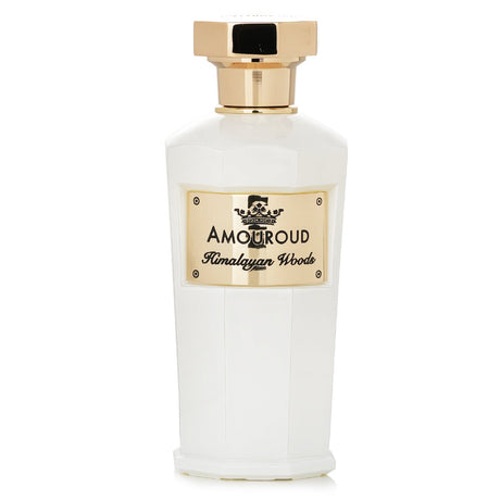 Elegant 100ml Amouroud Himalayan Woods Eau De Parfum with a woody-floral scent, perfect for day wear, unisex fragrance.