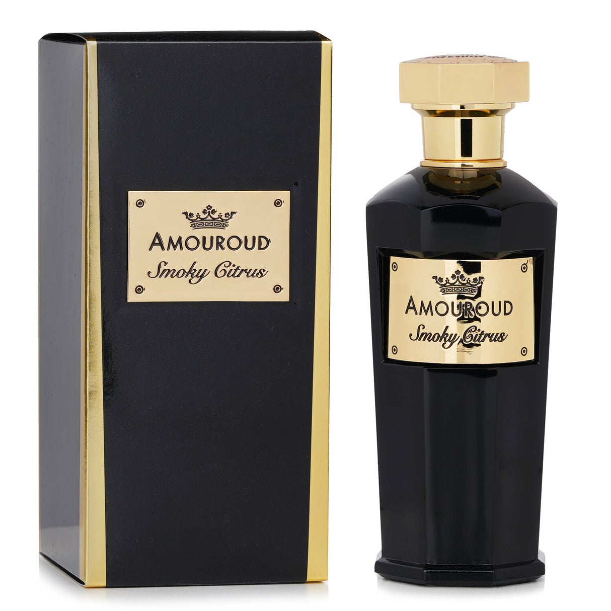 Amouroud Smoky Citrus Eau De Parfum, 100ml, a unisex fragrance with citrus top notes, smoky base, and uplifting warmth.