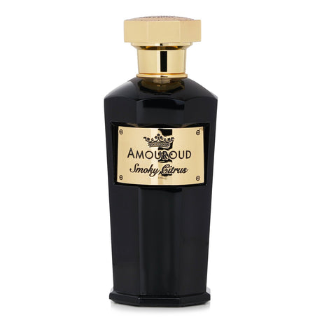 Amouroud Smoky Citrus Eau De Parfum in 100ml, a vibrant unisex fragrance blending citrus and smoky notes for confidence and joy.