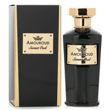 Elegant 100ml bottle of Amouroud Sunset Oud Eau De Parfum, featuring zesty, woody notes for a unisex day wear fragrance.