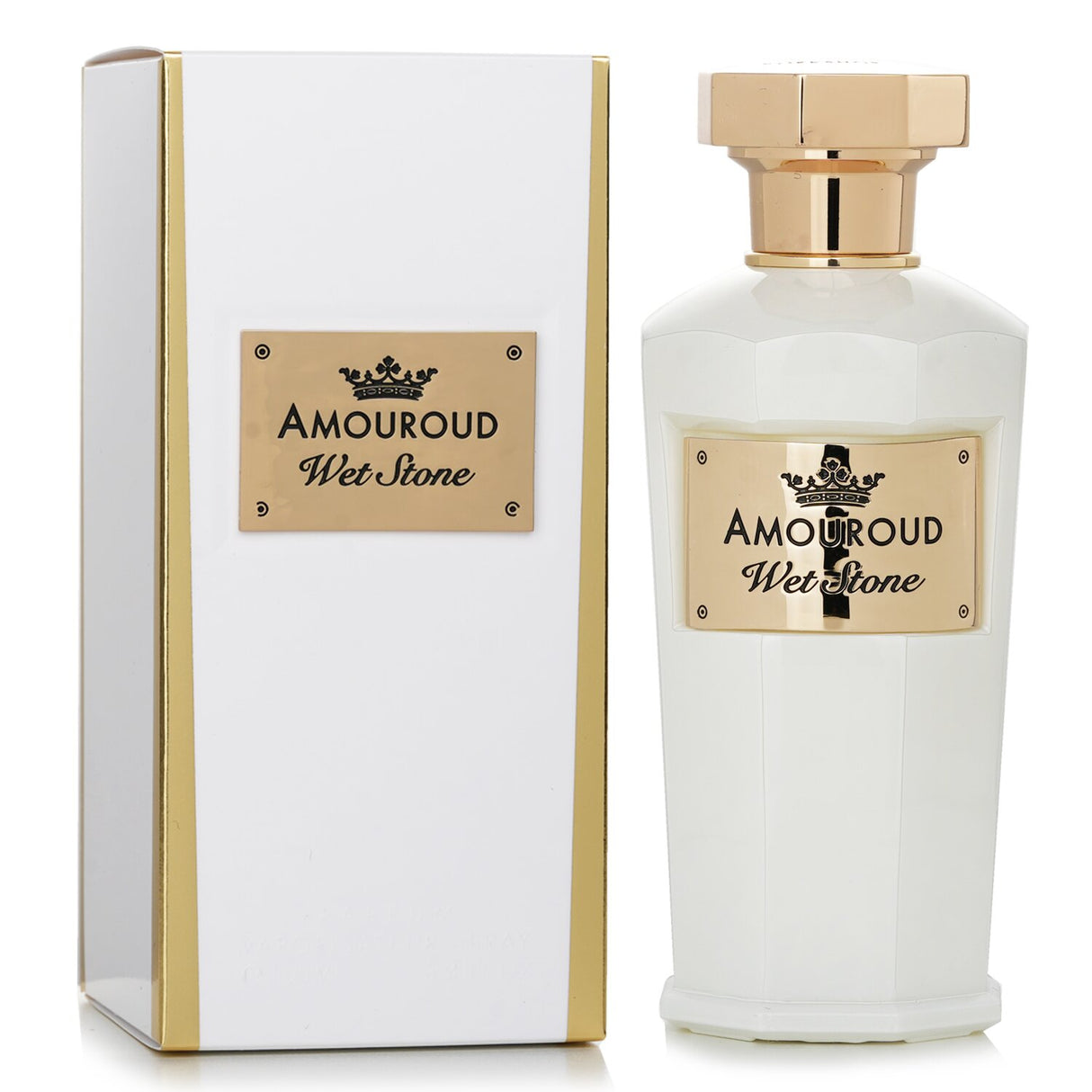 Amouroud Wet Stone Eau De Parfum Spray in 100ml, an invigorating, woody fragrance for all occasions with fresh, complex notes.