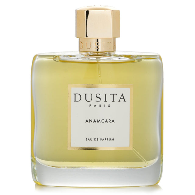 Dusita Anamcara Eau De Parfum Spray, a unisex fragrance with fruity floral woody notes, capturing warmth and vitality in a 100ml bottle.