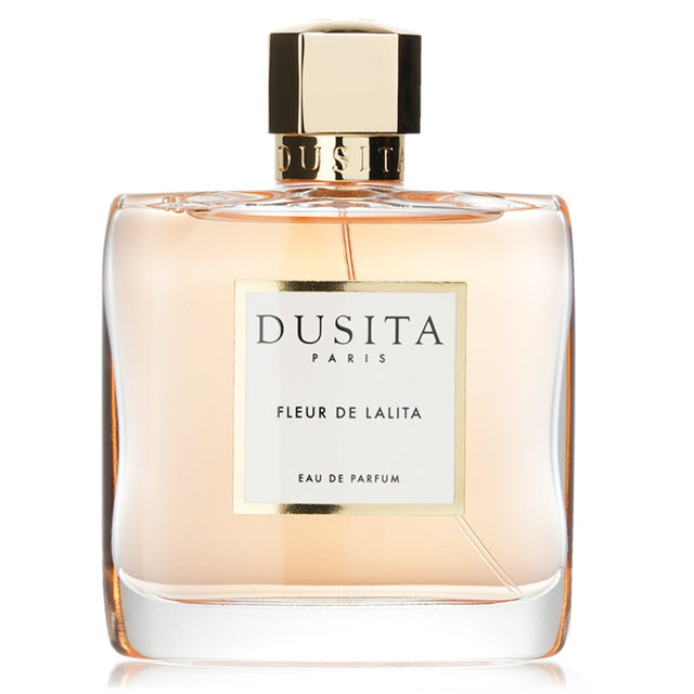 Dusita - Fleur De Lalita Eau De Parfum, 100ml, amber floral fragrance for all, featuring notes of lily, jasmine, and vanilla.