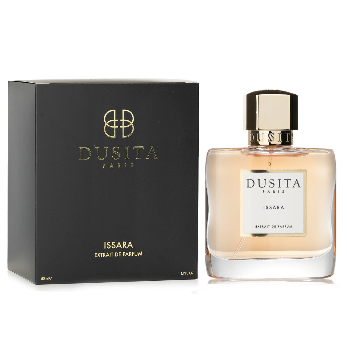 Dusita Issara Extrait De Parfum Spray 50ml: Aromatic fougère scent with sage, tobacco, and oakmoss, suitable for all occasions.