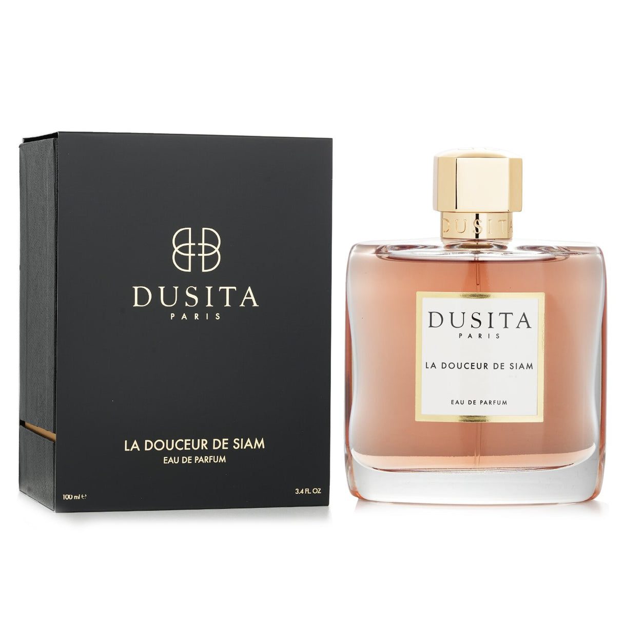 Dusita La Douceur De Siam Eau De Parfum, 100ml, an enchanting amber floral scent inspired by a Thai spice garden experience.