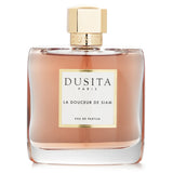 Dusita La Douceur De Siam Eau De Parfum in a 100ml spray, featuring an enchanting amber floral scent evoking a Thai spice garden.