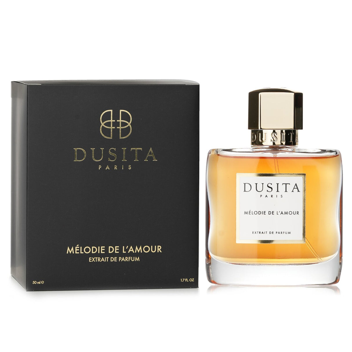 Dusita Mélodie De L'Amour Extrait De Parfum Spray - 50ml, unisex floral scent evoking love with sweet and creamy notes.