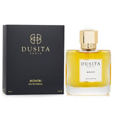 Dusita Montri Eau De Parfum Spray in a 50ml bottle, featuring a captivating woody spicy scent for all occasions.