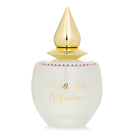 M. Micallef Ananda Eau De Parfum Spray 100ml features floral notes of pear, plum, violet, and vanilla, perfect for elegant women.