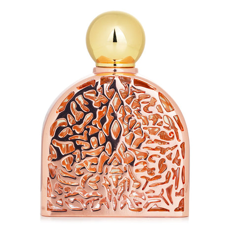 M. Micallef Secrets of Love Glamour Eau De Parfum Spray, a 75ml unisex fragrance with peach, saffron, rose, and sandalwood notes.