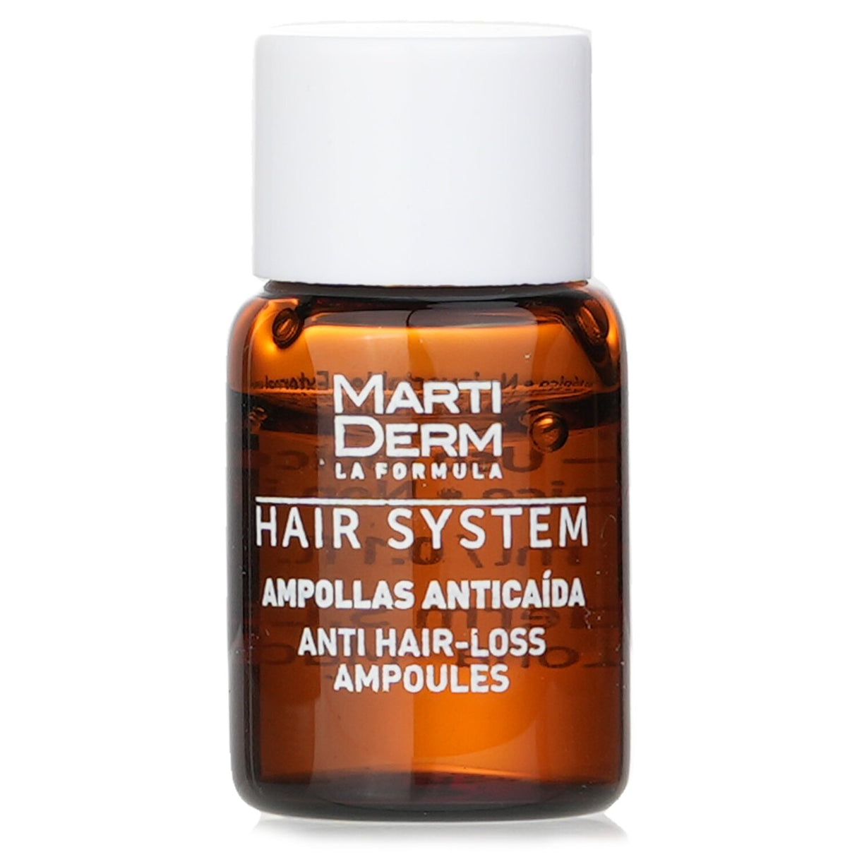 Martiderm Anti-Hair Loss Ampoules in a pack of 28, formulated to boost hair growth and combat thinning with potent ingredients.