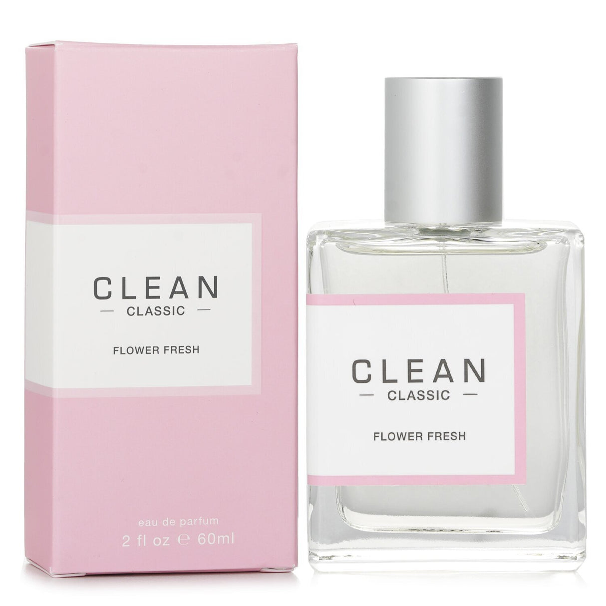 Clean - Classic Flower Fresh Eau De Parfum Spray 60ml, a floral fragrance evoking wildflowers with bright citrus and soft floral notes.