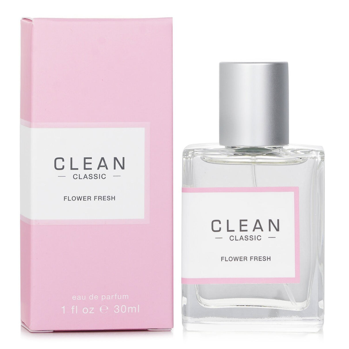 Clean - Classic Flower Fresh Eau De Parfum Spray in 30ml, evoking wildflower scents with fresh bergamot and floral notes.