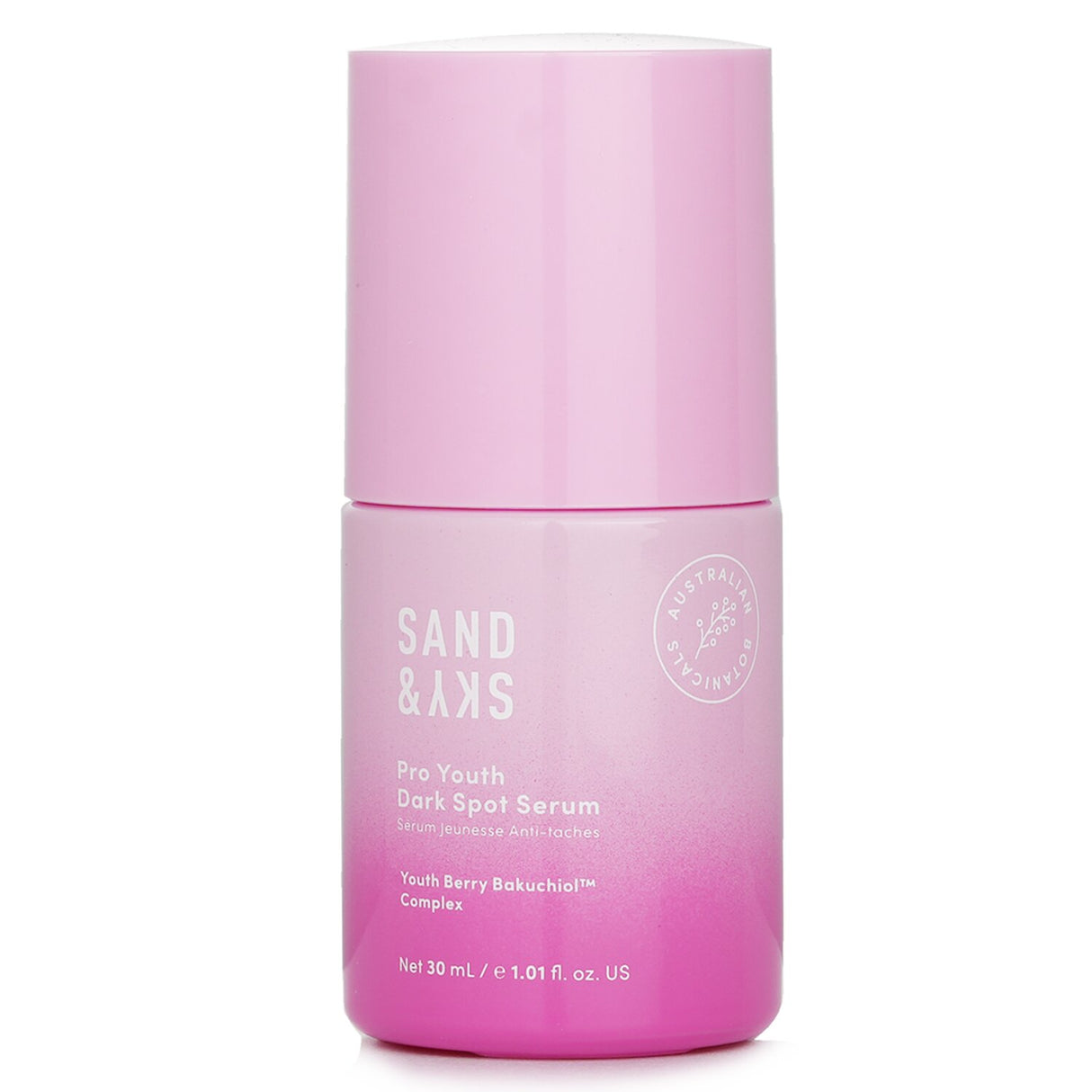 Natural retinol alternative serum to reduce dark spots, boost hydration and improve skin texture with probiotics and AHA.