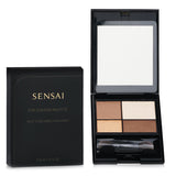 Kanebo Sensai Eye Colour Palette in Shiny Foliage with four silky, blendable shades for versatile eye makeup looks.