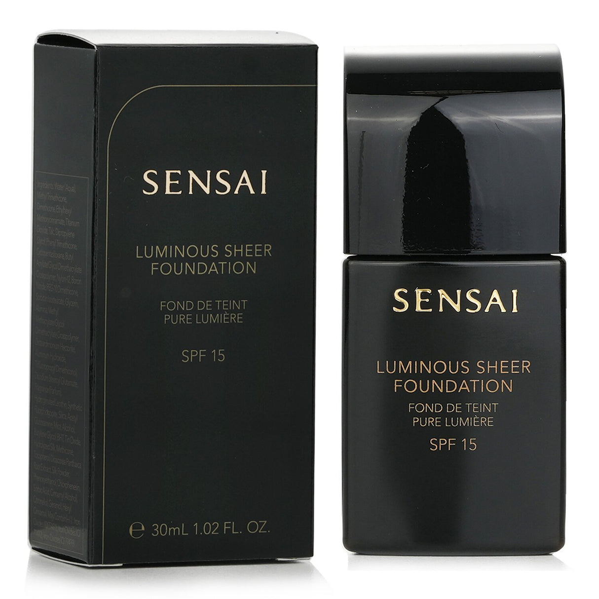 Kanebo Sensai Luminous Sheer Foundation in Warm Beige offers a dewy finish with light-enhancing powders for a fresh look.