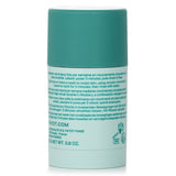 Vegan exfoliating stick with hemp seeds and zinc for clear, radiant skin, free from parabens and toxins.