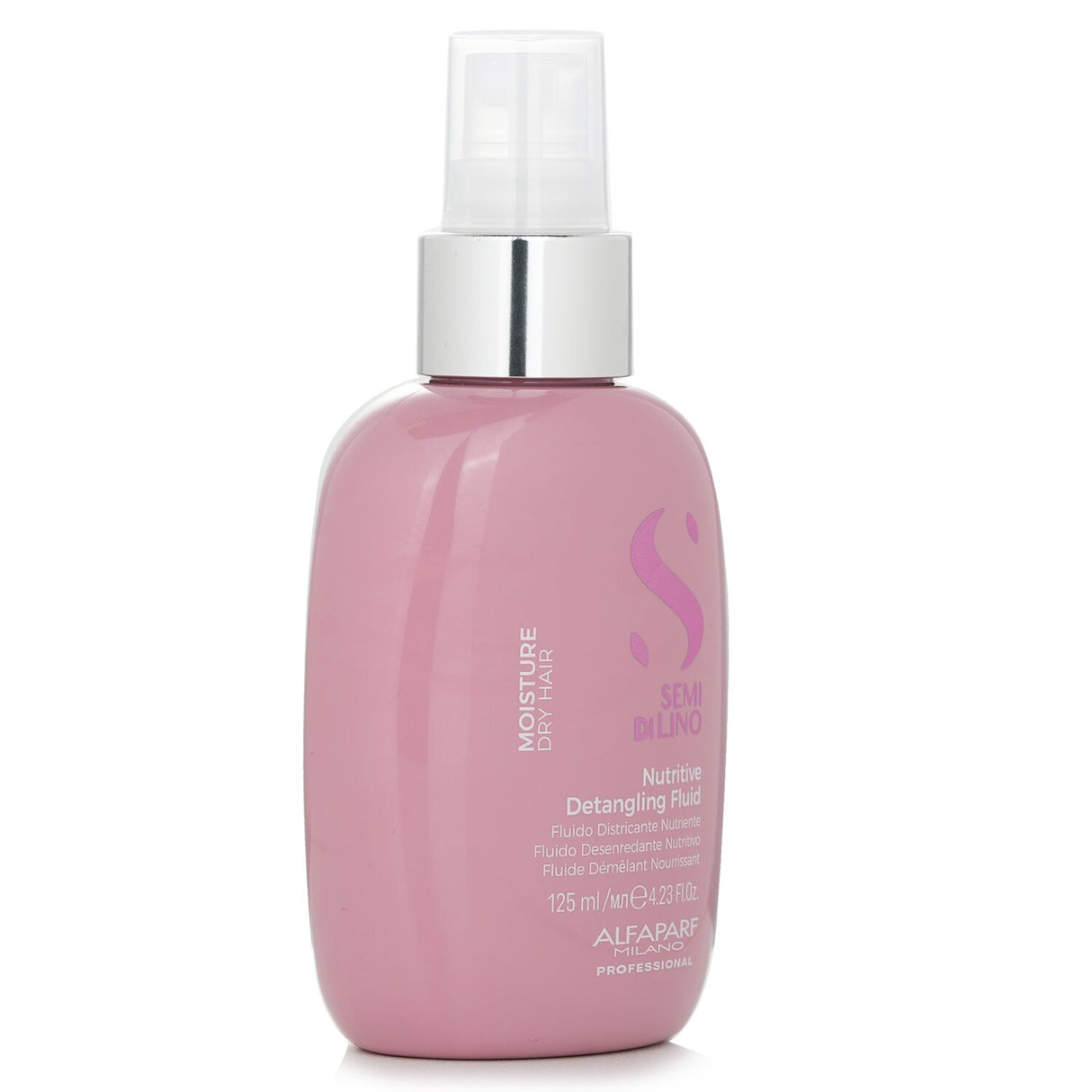 Lightweight detangling fluid for dry hair, enriched with Urban Defence Pro for hydration, shine, and color protection.