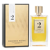 Rosendo Mateu Eau De Parfum Spray #2, a unisex fragrance featuring citrus, floral, and warm suede notes, embodying luxury.