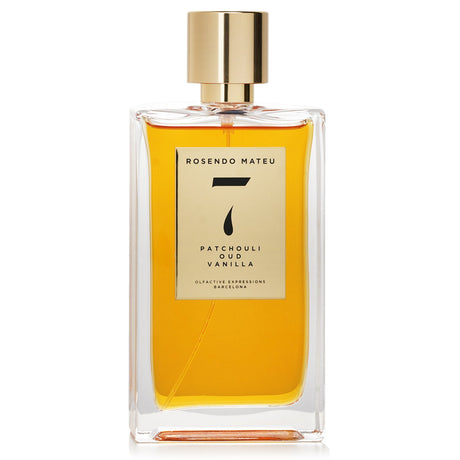 Elegant Rosendo Mateu Eau De Parfum #7 featuring patchouli, oud, and vanilla in a sophisticated unisex fragrance.