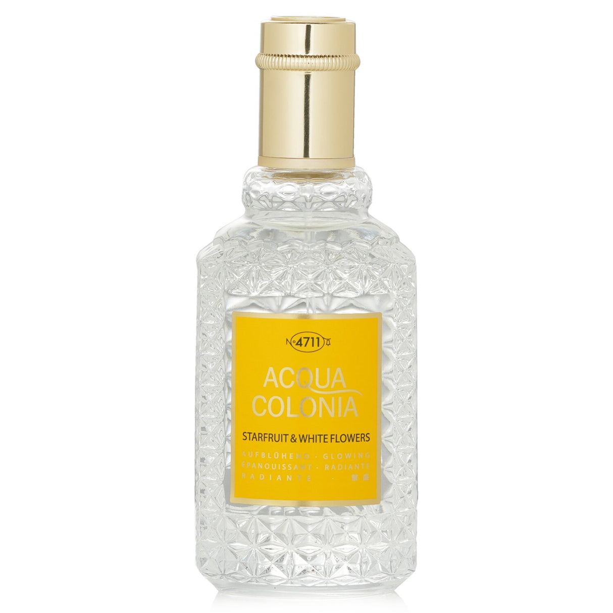 4711 Acqua Colonia Starfruit & White Flowers Eau De Cologne Spray, a 50ml unisex fragrance with refreshing fruity and floral notes.