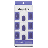 Cololab Showker Gel Nail Strip in Denim Blue, offering easy application, waterproof finish, and salon-quality results at home.