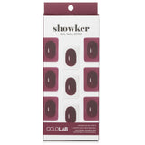 Cololab Showker Gel Nail Strip in Better Deep Red, offering salon-quality, easy-to-apply, long-lasting nail art at home.