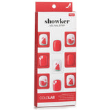 Cololab Showker Gel Nail Strip #CPA505 in Cool Watermelon design, offering vibrant color and easy application for salon-quality nails.