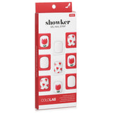 Cololab Showker Gel Nail Strip #CPA801 features a vibrant Tulip Festival design for easy, salon-quality nail art at home.