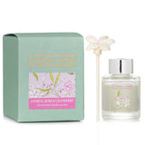 Mini diffuser featuring jasmine, rose, and cranberry scents, designed for small spaces, lasts up to 3 weeks.