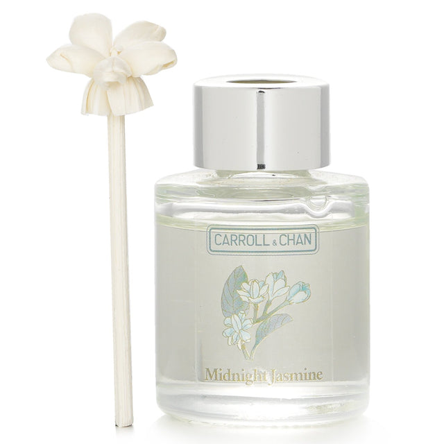Mini diffuser with Arabian jasmine and white musk scent; includes sola wood flowers, lasts up to 3 weeks, eco-friendly gift.