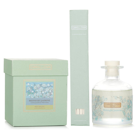 Luxurious 200ml reed diffuser featuring Arabian Jasmine and white musk for a soothing, long-lasting home fragrance.