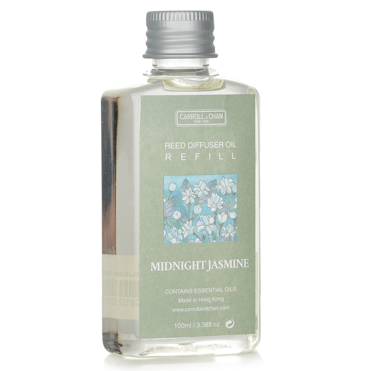 Reed Diffuser Refill #Midnight Jasmine, 100ml, offering a serene floral aroma that enhances any room's ambiance.