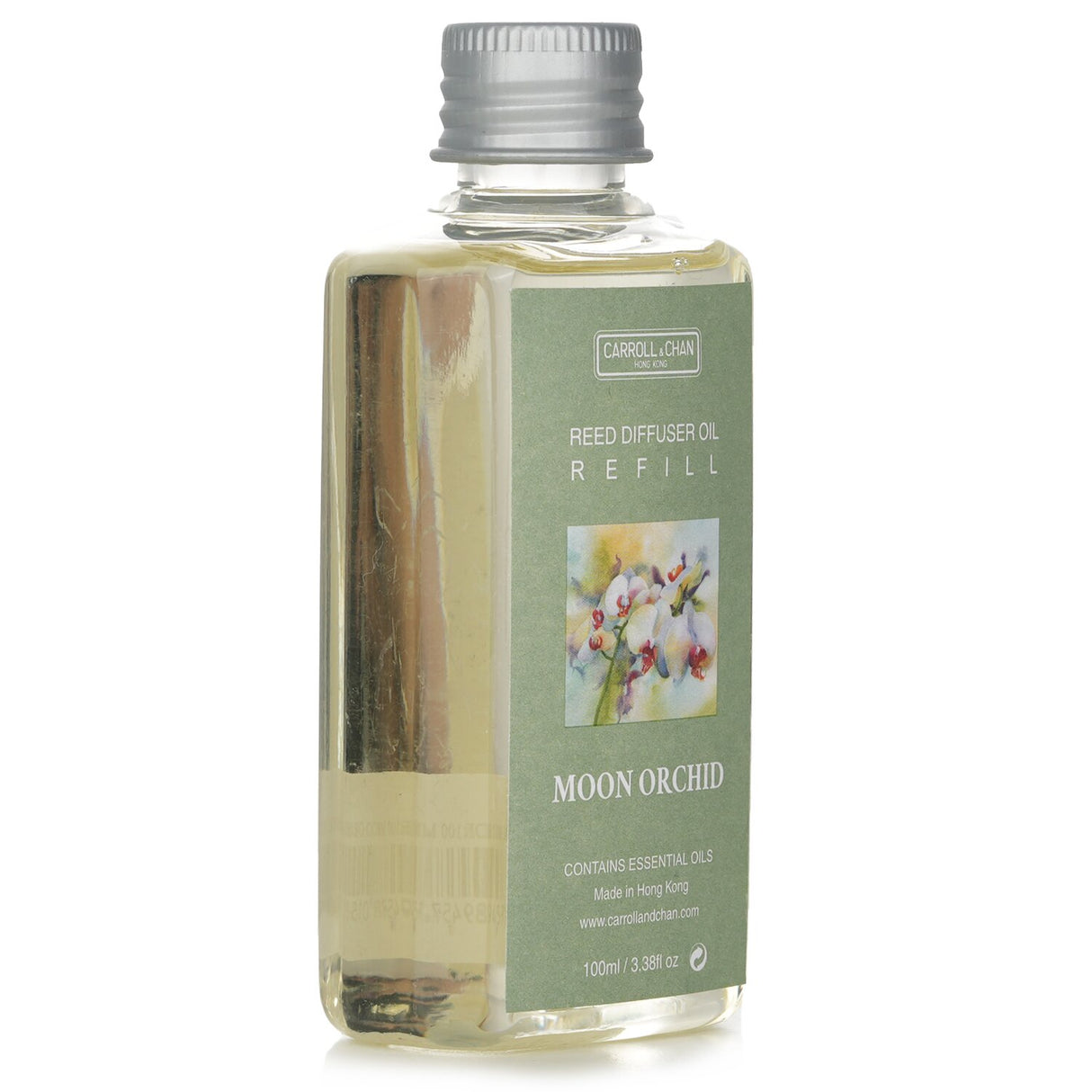 Reed diffuser refill # Moon Orchid by Carroll & Chan, 100ml, offers a luxurious floral fragrance for enhancing your space.