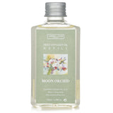 Reed diffuser refill in Moon Orchid scent, 100ml, offers a luxurious, floral aroma for enhancing home ambiance.