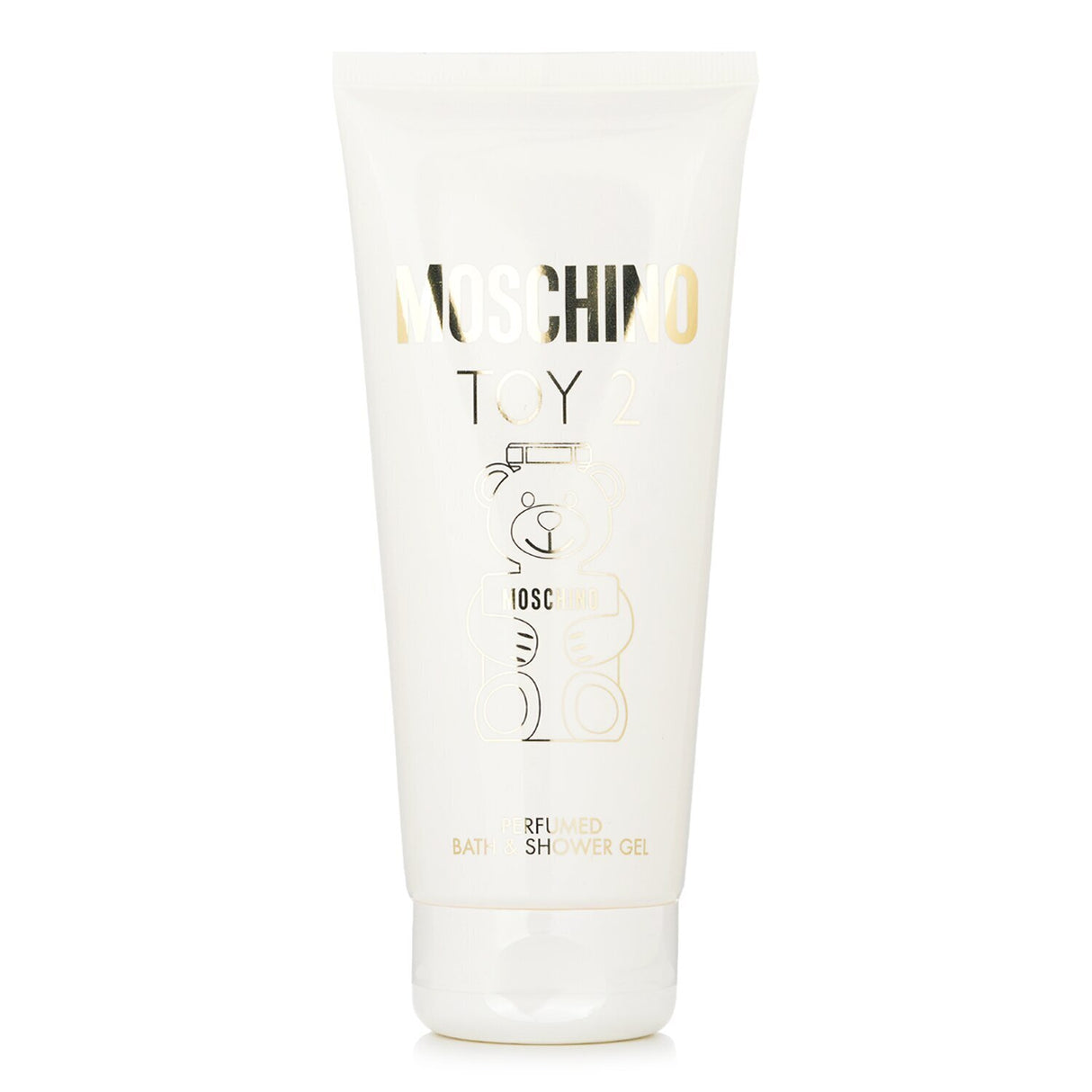 Moschino Toy 2 Perfumed Bath & Shower Gel in 200ml, featuring a floral woody scent and creamy formula for soft, refreshed skin.