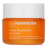 Ole Henriksen Truth C-Rush Brightening Gel Crème, a peachy facial moisturizer with Vitamin C for radiant, youthful skin.